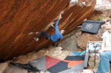 Bouldering in Hueco Tanks on 01/27/2020 with Blue Lizard Climbing and Yoga

Filename: SRM_20200127_1249220.jpg
Aperture: f/4.0
Shutter Speed: 1/250
Body: Canon EOS-1D Mark II
Lens: Canon EF 16-35mm f/2.8 L