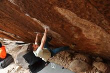 Bouldering in Hueco Tanks on 01/27/2020 with Blue Lizard Climbing and Yoga

Filename: SRM_20200127_1251070.jpg
Aperture: f/5.0
Shutter Speed: 1/250
Body: Canon EOS-1D Mark II
Lens: Canon EF 16-35mm f/2.8 L