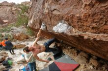 Bouldering in Hueco Tanks on 01/27/2020 with Blue Lizard Climbing and Yoga

Filename: SRM_20200127_1255460.jpg
Aperture: f/10.0
Shutter Speed: 1/250
Body: Canon EOS-1D Mark II
Lens: Canon EF 16-35mm f/2.8 L