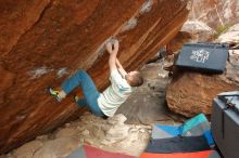 Bouldering in Hueco Tanks on 01/27/2020 with Blue Lizard Climbing and Yoga

Filename: SRM_20200127_1258140.jpg
Aperture: f/4.5
Shutter Speed: 1/500
Body: Canon EOS-1D Mark II
Lens: Canon EF 16-35mm f/2.8 L