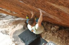 Bouldering in Hueco Tanks on 01/27/2020 with Blue Lizard Climbing and Yoga

Filename: SRM_20200127_1306400.jpg
Aperture: f/3.5
Shutter Speed: 1/500
Body: Canon EOS-1D Mark II
Lens: Canon EF 50mm f/1.8 II