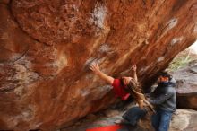 Bouldering in Hueco Tanks on 01/27/2020 with Blue Lizard Climbing and Yoga

Filename: SRM_20200127_1323180.jpg
Aperture: f/3.5
Shutter Speed: 1/320
Body: Canon EOS-1D Mark II
Lens: Canon EF 16-35mm f/2.8 L