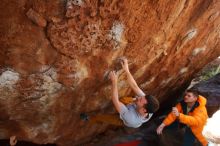 Bouldering in Hueco Tanks on 01/27/2020 with Blue Lizard Climbing and Yoga

Filename: SRM_20200127_1331082.jpg
Aperture: f/4.5
Shutter Speed: 1/320
Body: Canon EOS-1D Mark II
Lens: Canon EF 16-35mm f/2.8 L