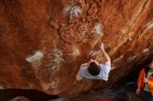 Bouldering in Hueco Tanks on 01/27/2020 with Blue Lizard Climbing and Yoga

Filename: SRM_20200127_1331120.jpg
Aperture: f/4.5
Shutter Speed: 1/320
Body: Canon EOS-1D Mark II
Lens: Canon EF 16-35mm f/2.8 L