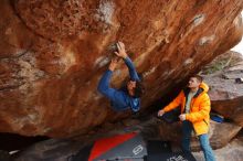 Bouldering in Hueco Tanks on 01/27/2020 with Blue Lizard Climbing and Yoga

Filename: SRM_20200127_1334240.jpg
Aperture: f/5.0
Shutter Speed: 1/320
Body: Canon EOS-1D Mark II
Lens: Canon EF 16-35mm f/2.8 L