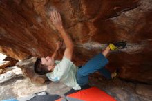 Bouldering in Hueco Tanks on 01/27/2020 with Blue Lizard Climbing and Yoga

Filename: SRM_20200127_1344331.jpg
Aperture: f/4.5
Shutter Speed: 1/250
Body: Canon EOS-1D Mark II
Lens: Canon EF 16-35mm f/2.8 L