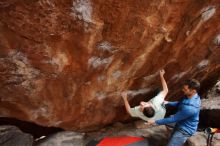 Bouldering in Hueco Tanks on 01/27/2020 with Blue Lizard Climbing and Yoga

Filename: SRM_20200127_1346420.jpg
Aperture: f/4.0
Shutter Speed: 1/250
Body: Canon EOS-1D Mark II
Lens: Canon EF 16-35mm f/2.8 L