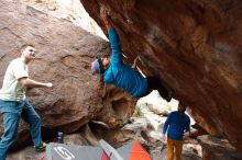 Bouldering in Hueco Tanks on 01/27/2020 with Blue Lizard Climbing and Yoga

Filename: SRM_20200127_1406391.jpg
Aperture: f/4.5
Shutter Speed: 1/250
Body: Canon EOS-1D Mark II
Lens: Canon EF 16-35mm f/2.8 L