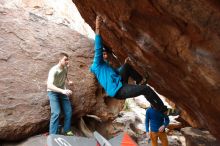 Bouldering in Hueco Tanks on 01/27/2020 with Blue Lizard Climbing and Yoga

Filename: SRM_20200127_1406420.jpg
Aperture: f/4.5
Shutter Speed: 1/250
Body: Canon EOS-1D Mark II
Lens: Canon EF 16-35mm f/2.8 L