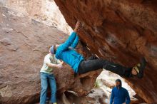 Bouldering in Hueco Tanks on 01/27/2020 with Blue Lizard Climbing and Yoga

Filename: SRM_20200127_1406450.jpg
Aperture: f/5.0
Shutter Speed: 1/250
Body: Canon EOS-1D Mark II
Lens: Canon EF 16-35mm f/2.8 L