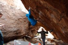 Bouldering in Hueco Tanks on 01/27/2020 with Blue Lizard Climbing and Yoga

Filename: SRM_20200127_1409130.jpg
Aperture: f/4.5
Shutter Speed: 1/250
Body: Canon EOS-1D Mark II
Lens: Canon EF 16-35mm f/2.8 L