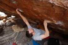 Bouldering in Hueco Tanks on 01/27/2020 with Blue Lizard Climbing and Yoga

Filename: SRM_20200127_1426040.jpg
Aperture: f/7.1
Shutter Speed: 1/250
Body: Canon EOS-1D Mark II
Lens: Canon EF 16-35mm f/2.8 L