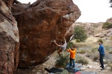 Bouldering in Hueco Tanks on 01/27/2020 with Blue Lizard Climbing and Yoga

Filename: SRM_20200127_1500540.jpg
Aperture: f/7.1
Shutter Speed: 1/250
Body: Canon EOS-1D Mark II
Lens: Canon EF 16-35mm f/2.8 L