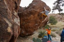 Bouldering in Hueco Tanks on 01/27/2020 with Blue Lizard Climbing and Yoga

Filename: SRM_20200127_1501380.jpg
Aperture: f/7.1
Shutter Speed: 1/250
Body: Canon EOS-1D Mark II
Lens: Canon EF 16-35mm f/2.8 L