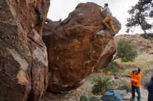 Bouldering in Hueco Tanks on 01/27/2020 with Blue Lizard Climbing and Yoga

Filename: SRM_20200127_1501460.jpg
Aperture: f/8.0
Shutter Speed: 1/250
Body: Canon EOS-1D Mark II
Lens: Canon EF 16-35mm f/2.8 L