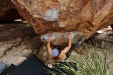 Bouldering in Hueco Tanks on 01/27/2020 with Blue Lizard Climbing and Yoga

Filename: SRM_20200127_1508460.jpg
Aperture: f/5.6
Shutter Speed: 1/250
Body: Canon EOS-1D Mark II
Lens: Canon EF 16-35mm f/2.8 L