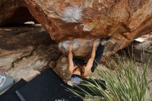 Bouldering in Hueco Tanks on 01/27/2020 with Blue Lizard Climbing and Yoga

Filename: SRM_20200127_1508490.jpg
Aperture: f/5.6
Shutter Speed: 1/250
Body: Canon EOS-1D Mark II
Lens: Canon EF 16-35mm f/2.8 L