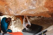 Bouldering in Hueco Tanks on 01/27/2020 with Blue Lizard Climbing and Yoga

Filename: SRM_20200127_1556580.jpg
Aperture: f/4.0
Shutter Speed: 1/250
Body: Canon EOS-1D Mark II
Lens: Canon EF 16-35mm f/2.8 L