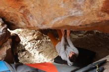 Bouldering in Hueco Tanks on 01/27/2020 with Blue Lizard Climbing and Yoga

Filename: SRM_20200127_1557030.jpg
Aperture: f/5.0
Shutter Speed: 1/250
Body: Canon EOS-1D Mark II
Lens: Canon EF 16-35mm f/2.8 L