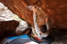 Bouldering in Hueco Tanks on 01/27/2020 with Blue Lizard Climbing and Yoga

Filename: SRM_20200127_1557420.jpg
Aperture: f/5.0
Shutter Speed: 1/320
Body: Canon EOS-1D Mark II
Lens: Canon EF 16-35mm f/2.8 L