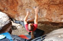 Bouldering in Hueco Tanks on 01/27/2020 with Blue Lizard Climbing and Yoga

Filename: SRM_20200127_1605210.jpg
Aperture: f/3.2
Shutter Speed: 1/250
Body: Canon EOS-1D Mark II
Lens: Canon EF 16-35mm f/2.8 L