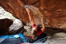 Bouldering in Hueco Tanks on 01/27/2020 with Blue Lizard Climbing and Yoga

Filename: SRM_20200127_1605260.jpg
Aperture: f/4.5
Shutter Speed: 1/250
Body: Canon EOS-1D Mark II
Lens: Canon EF 16-35mm f/2.8 L