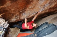 Bouldering in Hueco Tanks on 01/27/2020 with Blue Lizard Climbing and Yoga

Filename: SRM_20200127_1619020.jpg
Aperture: f/2.8
Shutter Speed: 1/250
Body: Canon EOS-1D Mark II
Lens: Canon EF 16-35mm f/2.8 L