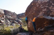 Bouldering in Hueco Tanks on 01/29/2020 with Blue Lizard Climbing and Yoga

Filename: SRM_20200129_1125080.jpg
Aperture: f/10.0
Shutter Speed: 1/250
Body: Canon EOS-1D Mark II
Lens: Canon EF 16-35mm f/2.8 L