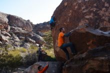 Bouldering in Hueco Tanks on 01/29/2020 with Blue Lizard Climbing and Yoga

Filename: SRM_20200129_1125220.jpg
Aperture: f/9.0
Shutter Speed: 1/250
Body: Canon EOS-1D Mark II
Lens: Canon EF 16-35mm f/2.8 L