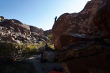 Bouldering in Hueco Tanks on 01/29/2020 with Blue Lizard Climbing and Yoga

Filename: SRM_20200129_1125420.jpg
Aperture: f/10.0
Shutter Speed: 1/250
Body: Canon EOS-1D Mark II
Lens: Canon EF 16-35mm f/2.8 L