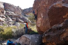 Bouldering in Hueco Tanks on 01/29/2020 with Blue Lizard Climbing and Yoga

Filename: SRM_20200129_1128400.jpg
Aperture: f/7.1
Shutter Speed: 1/250
Body: Canon EOS-1D Mark II
Lens: Canon EF 16-35mm f/2.8 L