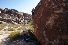 Bouldering in Hueco Tanks on 01/29/2020 with Blue Lizard Climbing and Yoga

Filename: SRM_20200129_1130020.jpg
Aperture: f/9.0
Shutter Speed: 1/250
Body: Canon EOS-1D Mark II
Lens: Canon EF 16-35mm f/2.8 L