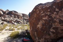 Bouldering in Hueco Tanks on 01/29/2020 with Blue Lizard Climbing and Yoga

Filename: SRM_20200129_1139290.jpg
Aperture: f/8.0
Shutter Speed: 1/250
Body: Canon EOS-1D Mark II
Lens: Canon EF 16-35mm f/2.8 L