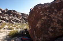 Bouldering in Hueco Tanks on 01/29/2020 with Blue Lizard Climbing and Yoga

Filename: SRM_20200129_1139420.jpg
Aperture: f/10.0
Shutter Speed: 1/250
Body: Canon EOS-1D Mark II
Lens: Canon EF 16-35mm f/2.8 L