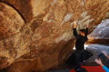 Bouldering in Hueco Tanks on 01/29/2020 with Blue Lizard Climbing and Yoga

Filename: SRM_20200129_1204510.jpg
Aperture: f/4.5
Shutter Speed: 1/250
Body: Canon EOS-1D Mark II
Lens: Canon EF 16-35mm f/2.8 L