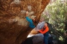 Bouldering in Hueco Tanks on 01/29/2020 with Blue Lizard Climbing and Yoga

Filename: SRM_20200129_1217570.jpg
Aperture: f/5.0
Shutter Speed: 1/250
Body: Canon EOS-1D Mark II
Lens: Canon EF 16-35mm f/2.8 L