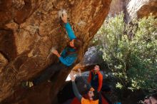 Bouldering in Hueco Tanks on 01/29/2020 with Blue Lizard Climbing and Yoga

Filename: SRM_20200129_1218210.jpg
Aperture: f/5.6
Shutter Speed: 1/250
Body: Canon EOS-1D Mark II
Lens: Canon EF 16-35mm f/2.8 L