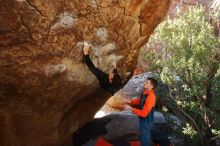Bouldering in Hueco Tanks on 01/29/2020 with Blue Lizard Climbing and Yoga

Filename: SRM_20200129_1226250.jpg
Aperture: f/5.0
Shutter Speed: 1/250
Body: Canon EOS-1D Mark II
Lens: Canon EF 16-35mm f/2.8 L