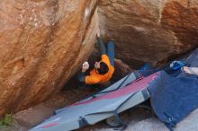 Bouldering in Hueco Tanks on 01/29/2020 with Blue Lizard Climbing and Yoga

Filename: SRM_20200129_1249530.jpg
Aperture: f/3.5
Shutter Speed: 1/250
Body: Canon EOS-1D Mark II
Lens: Canon EF 50mm f/1.8 II