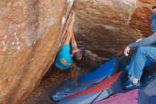 Bouldering in Hueco Tanks on 01/29/2020 with Blue Lizard Climbing and Yoga

Filename: SRM_20200129_1253140.jpg
Aperture: f/3.2
Shutter Speed: 1/250
Body: Canon EOS-1D Mark II
Lens: Canon EF 50mm f/1.8 II