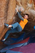 Bouldering in Hueco Tanks on 01/29/2020 with Blue Lizard Climbing and Yoga

Filename: SRM_20200129_1256080.jpg
Aperture: f/4.0
Shutter Speed: 1/250
Body: Canon EOS-1D Mark II
Lens: Canon EF 50mm f/1.8 II