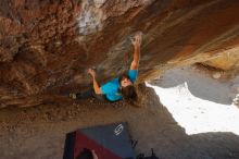 Bouldering in Hueco Tanks on 01/29/2020 with Blue Lizard Climbing and Yoga

Filename: SRM_20200129_1328060.jpg
Aperture: f/5.6
Shutter Speed: 1/250
Body: Canon EOS-1D Mark II
Lens: Canon EF 16-35mm f/2.8 L