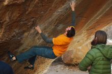 Bouldering in Hueco Tanks on 01/29/2020 with Blue Lizard Climbing and Yoga

Filename: SRM_20200129_1334540.jpg
Aperture: f/5.6
Shutter Speed: 1/250
Body: Canon EOS-1D Mark II
Lens: Canon EF 50mm f/1.8 II