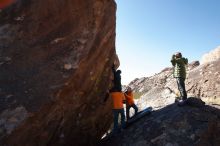 Bouldering in Hueco Tanks on 01/29/2020 with Blue Lizard Climbing and Yoga

Filename: SRM_20200129_1359210.jpg
Aperture: f/8.0
Shutter Speed: 1/400
Body: Canon EOS-1D Mark II
Lens: Canon EF 16-35mm f/2.8 L