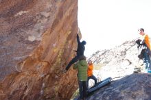 Bouldering in Hueco Tanks on 01/29/2020 with Blue Lizard Climbing and Yoga

Filename: SRM_20200129_1400390.jpg
Aperture: f/4.5
Shutter Speed: 1/400
Body: Canon EOS-1D Mark II
Lens: Canon EF 16-35mm f/2.8 L