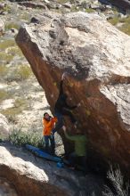 Bouldering in Hueco Tanks on 01/29/2020 with Blue Lizard Climbing and Yoga

Filename: SRM_20200129_1406381.jpg
Aperture: f/4.0
Shutter Speed: 1/500
Body: Canon EOS-1D Mark II
Lens: Canon EF 50mm f/1.8 II