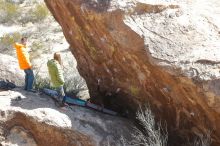 Bouldering in Hueco Tanks on 01/29/2020 with Blue Lizard Climbing and Yoga

Filename: SRM_20200129_1412531.jpg
Aperture: f/4.0
Shutter Speed: 1/250
Body: Canon EOS-1D Mark II
Lens: Canon EF 50mm f/1.8 II