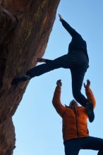 Bouldering in Hueco Tanks on 01/29/2020 with Blue Lizard Climbing and Yoga

Filename: SRM_20200129_1419341.jpg
Aperture: f/4.0
Shutter Speed: 1/400
Body: Canon EOS-1D Mark II
Lens: Canon EF 50mm f/1.8 II