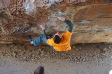 Bouldering in Hueco Tanks on 01/29/2020 with Blue Lizard Climbing and Yoga

Filename: SRM_20200129_1423100.jpg
Aperture: f/2.8
Shutter Speed: 1/250
Body: Canon EOS-1D Mark II
Lens: Canon EF 50mm f/1.8 II