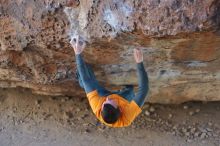 Bouldering in Hueco Tanks on 01/29/2020 with Blue Lizard Climbing and Yoga

Filename: SRM_20200129_1423190.jpg
Aperture: f/2.8
Shutter Speed: 1/250
Body: Canon EOS-1D Mark II
Lens: Canon EF 50mm f/1.8 II